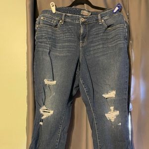 Torrid crop jeans